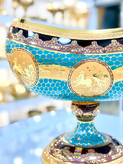 خرید کشکول کریستال طلاکوب دستساز طرح ژوپیتر