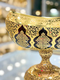 خرید کشکول کریستال طلاکوب کاستل قرمز
