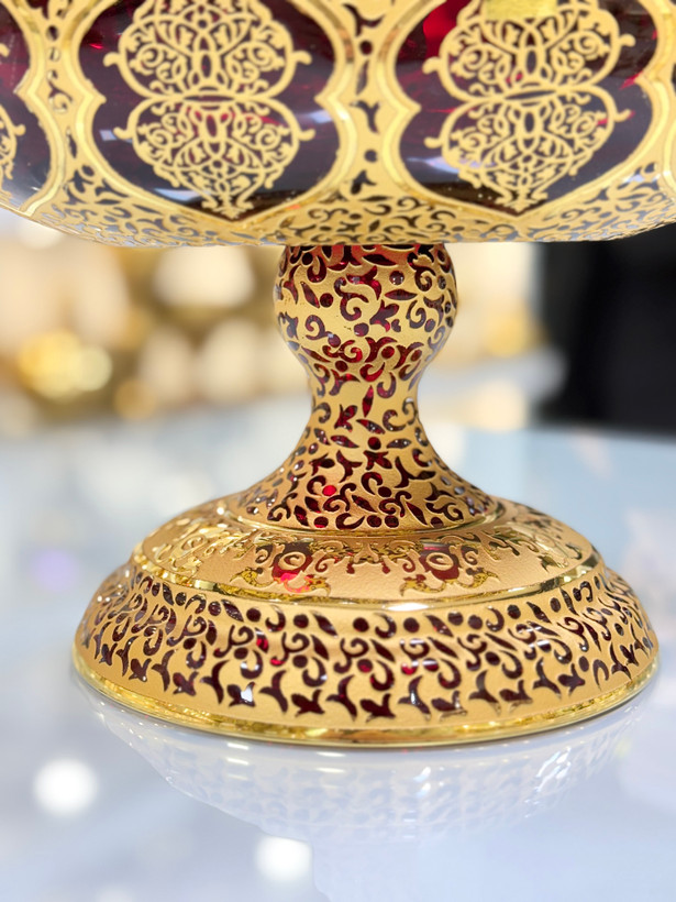 چراغ نفتی کریستال دستساز