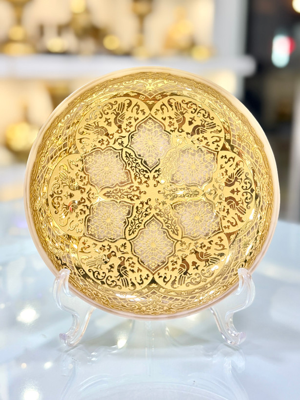 سرویس 12 پارچه پیاله و پیش دستی کریستال